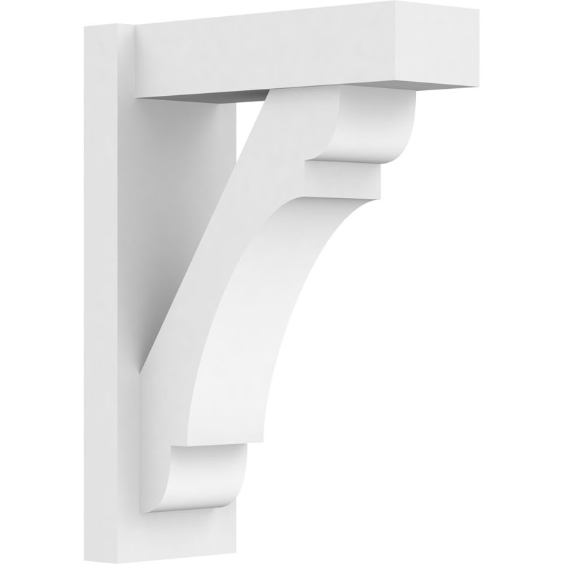 Perspectives en PVC de qualité architecturale avec extrémités blocs, L 7 po, H 22 po x P 16 po