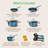 11 - Piece Non-Stick Enameled Cast Iron Cookware Set