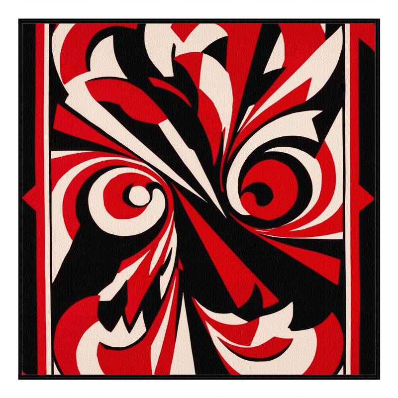 Obsidian Drift Rug, Square 6'