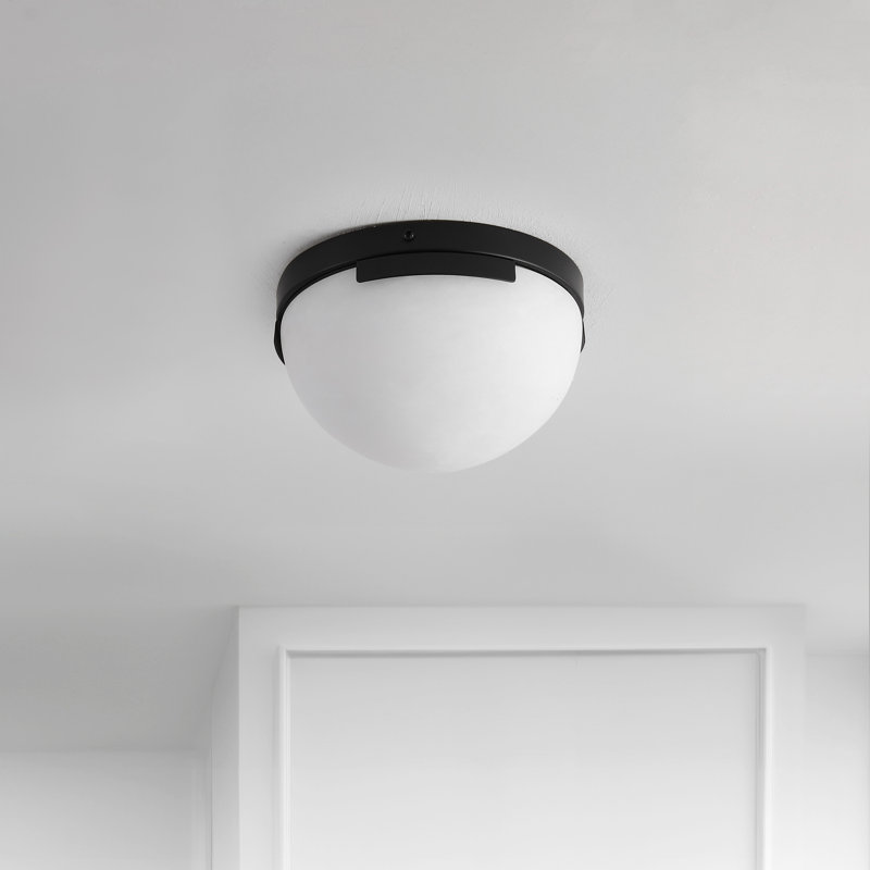 Eddie 1 - Light Flush Mount, Black