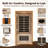 1-Person Canadian Hemlock Low-EMF Infrared Sauna