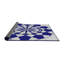Tapis bleu/crème à tisser électrique-1148686612