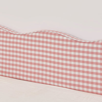 Twin‑Size Daybed, Gingham Upholstered Sofa Bed with Pull‑Out Trundle & Side Storage Pockets