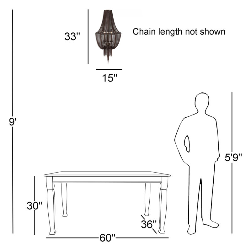 Argens 3 - Light Empire Chandelier