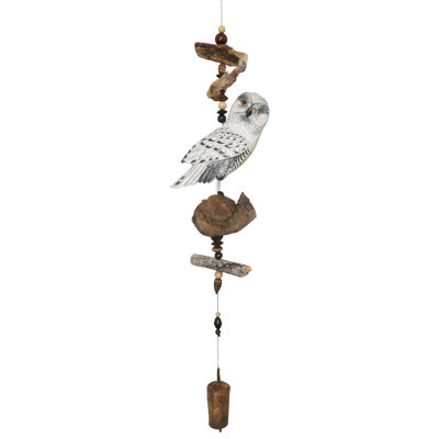 Cloche de bambou enneigé