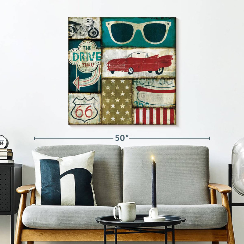Mehar American Pop II, H 30 po x l 30 po