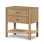 Zuma Nightstand - Dune/Gunmetal/Natural