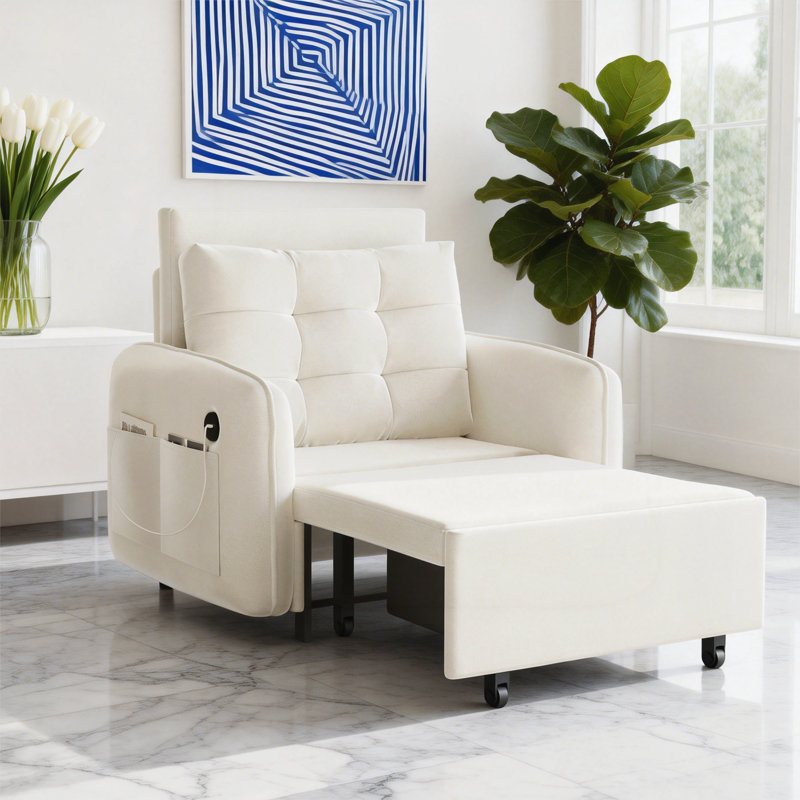 Chaise pour salon et appartement, Beige