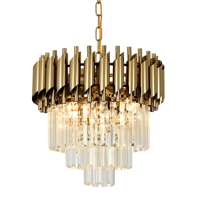 Annejet 4 - Light Chandelier, Brass