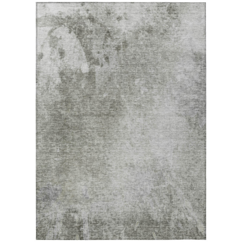 Additri Abstract Indoor / Outdoor Rug, Rectangle 3' x 5'