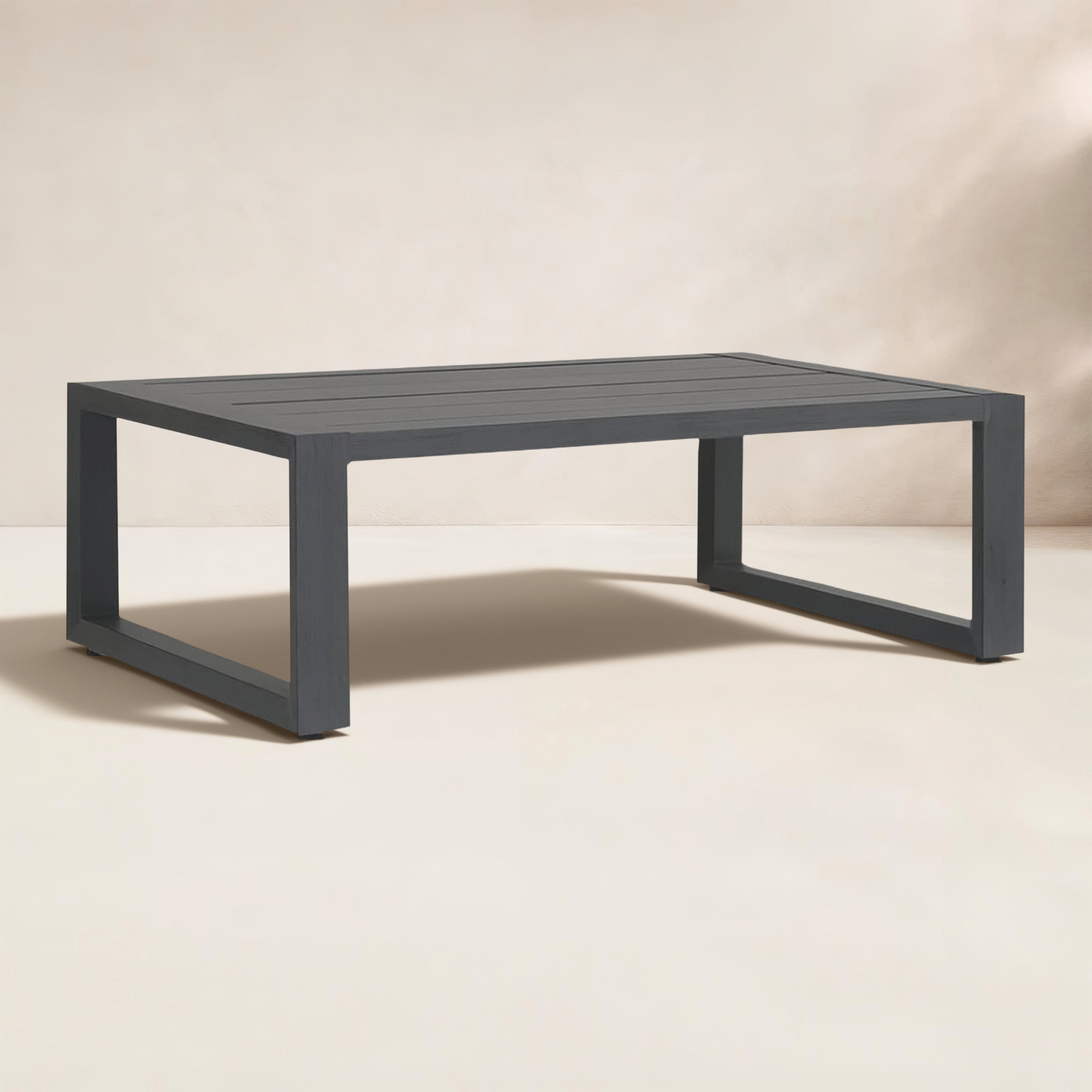Georgie 54.13'' Aluminum Outdoor Coffee Table