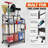 Metal - Garden Tool Organizer - Wheels