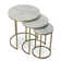 Alexy Marble Nesting End Table