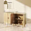 Armoire de rangement en rotin