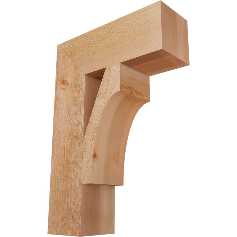 Support Westlake Block, Cèdre rouge de l'Ouest (scié brut), H 26 po x l 6 po x P 18 po