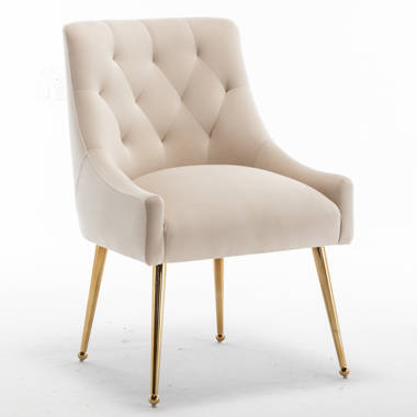 & Solid Willa Reviews Velvet | Chair Sandstrom Back Side Interiors Tufted Wayfair Arlo