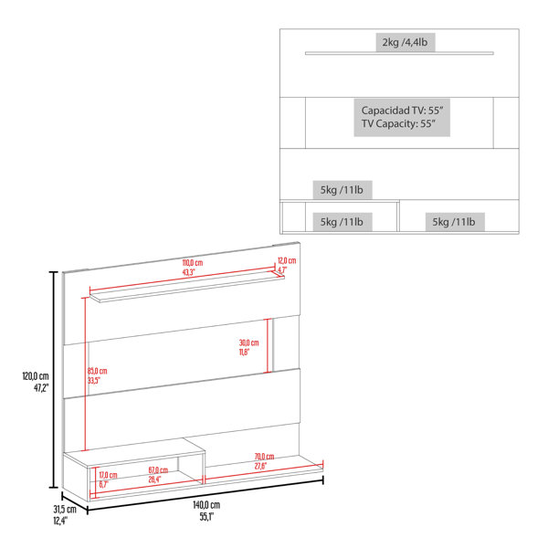 Dimensions du produit