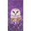 Barn Owl Beach Towel Oversized 60" x 80", Lavender Floral Animal Print, Thin Lightweight Sand Free Quick Dry Microfiber Towels for Beach Yoga Camping Travel