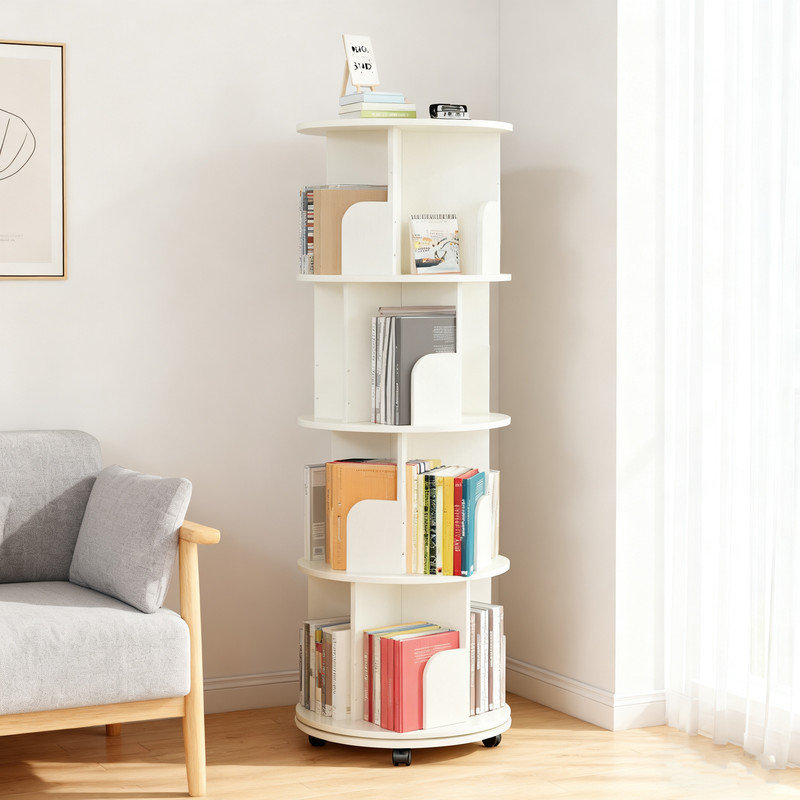 51"H Rotating Bookcase