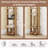 7-Tier Wooden Shoe Rack Narrow Vertical Shoe Stand Storage Display Shelf Natural Natural