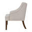 Fauteuil d'appoint Mid-Century moderne avec pieds en bois massif pour espaces de vie-133997931