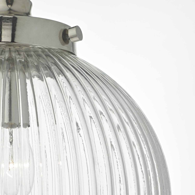 Bryce Armed Sconce, Clear