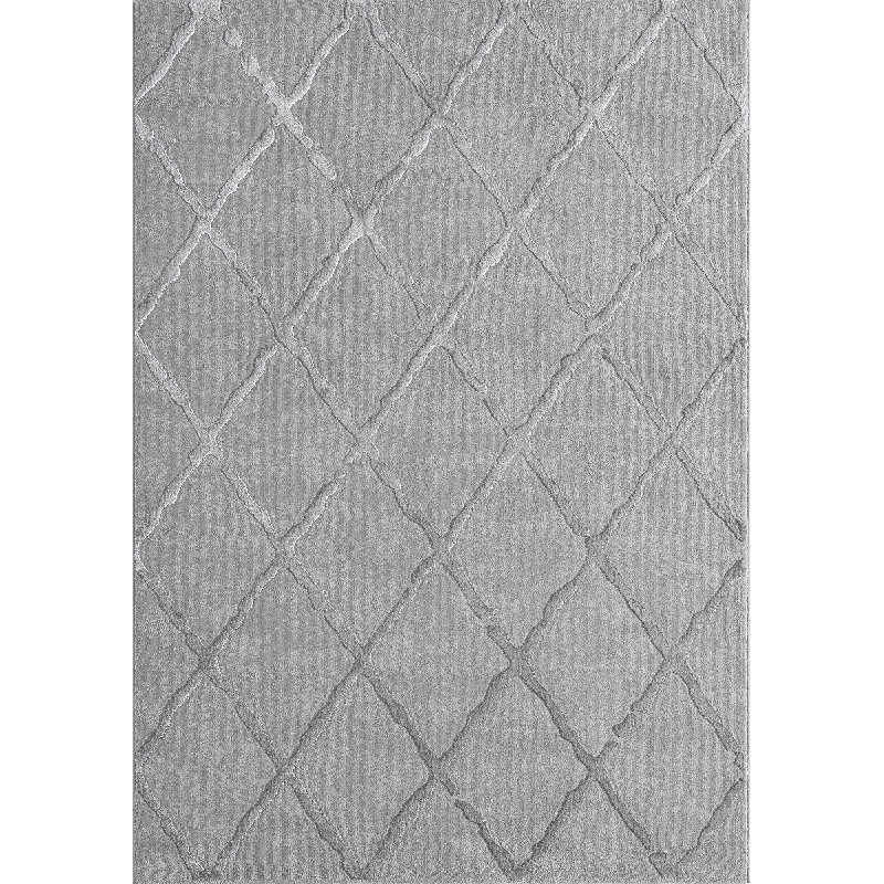 Singletary Glossy Design Area Rug, Rectangle 80 x 150cm
