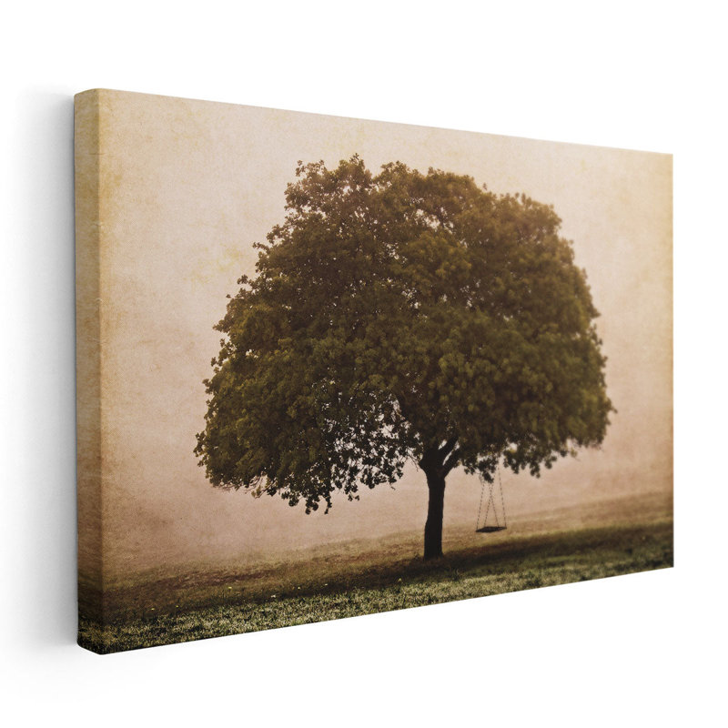 The Hopeful Oak - reproduction d'art sur toile, H 12 po x l 18 po