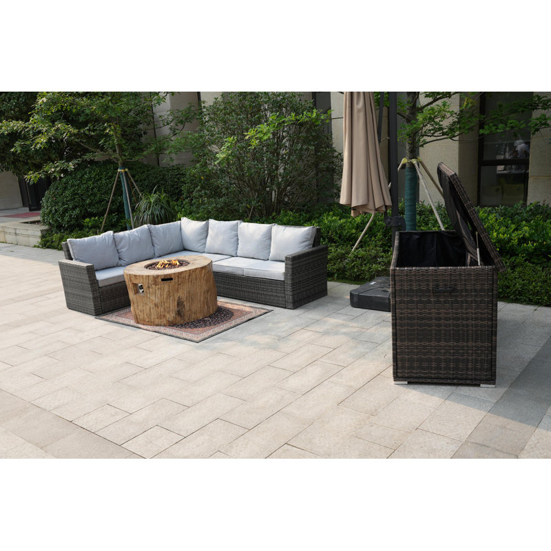 6 - Person Patio Conversation Set with Cushions