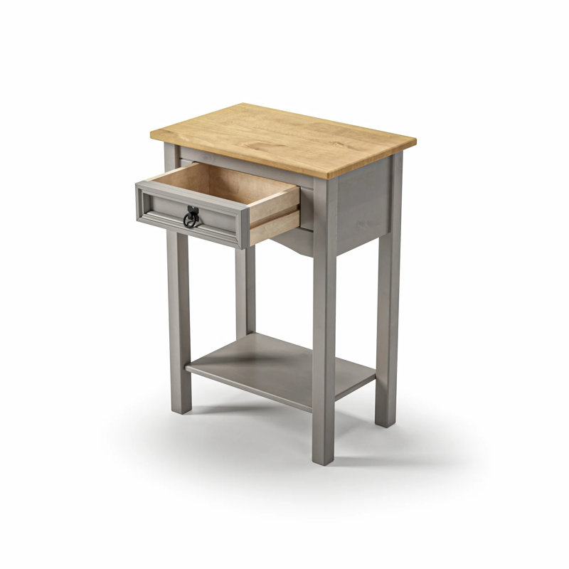 Gouglersville 53cm Solid Wood Console Table