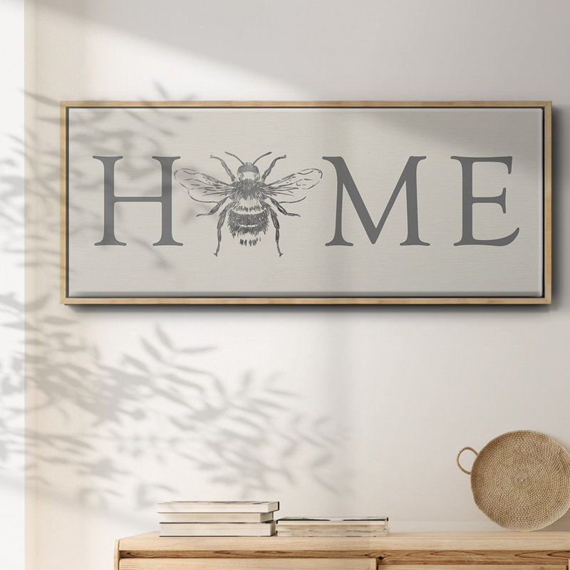 Bee Home - Toile encadrée