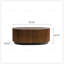 Ensemble de 2 tables basses gigognes rondes fabriquées à la main, Chic Wave Stripe Edge, Modern