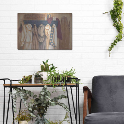 Luxe Metal Art 'Washroom Assortment' by Pam Britton, Metal Wall Art