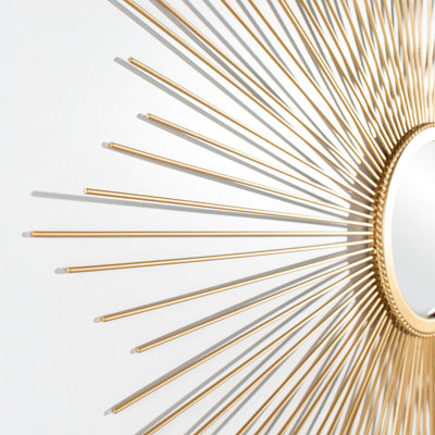 Delfina Metal Flat Wall Mirror