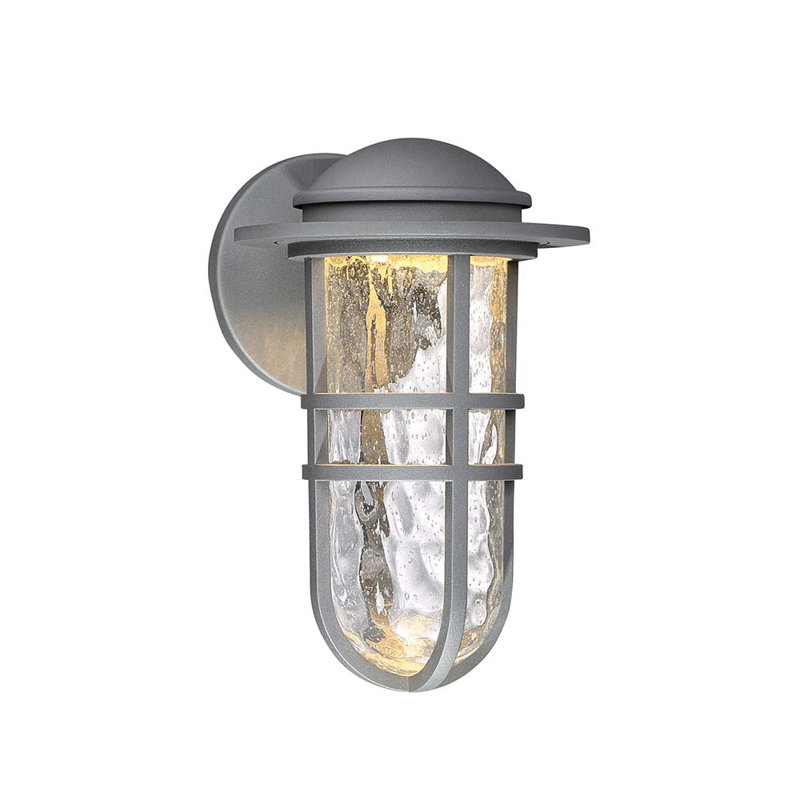 Luminaire d'extérieur Taraval, Graphite, H 9,5 po x l 6 po x p 7,125 po
