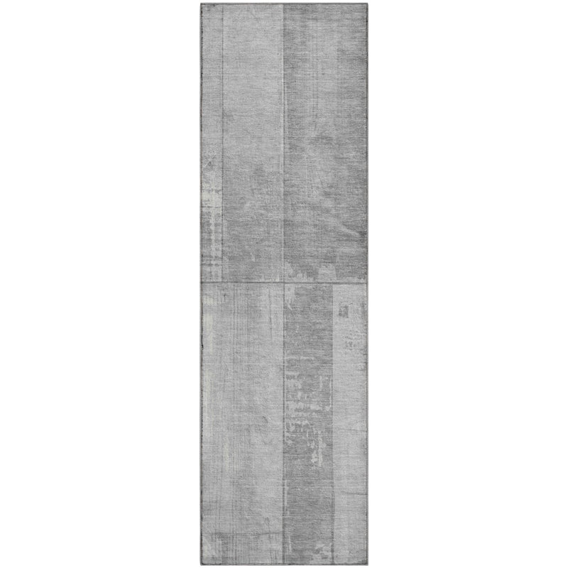 Premium Machine Washable Medena AMF1877 Geometric Rug, Runner 2'3" x 7'6"