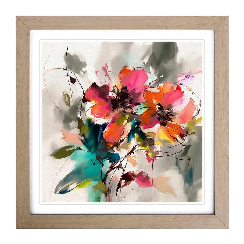 Single Picture Frame Print on Wood, Oak