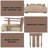 Nathaniel Maple Finish 8Pcs Dining Room Set