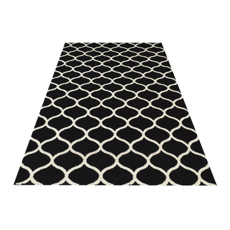 Alize Geometric Wool Hand Woven Area Rug, Rectangle 155 x 240cm