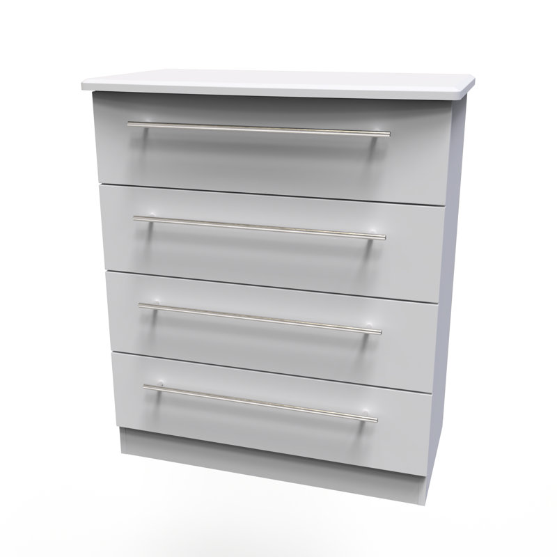 Fully Assembled Bahira 4 Drawer 76.5Cm W Chest of Drawers