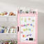 Rangement pour jouets de 168 cm de large avec 10 bacs en plastique, tablette et rangement pour jouets pour enfants avec 2 tableaux blancs magnétiques, 2 tiroirs et 2 placards pour chambre d'enfant, rose-129503908