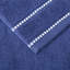 Ensemble de serviettes de salle de bain 6 pièces Lavish Home - Essentiels de salle de bain 100% coton 525GSM - 2 draps de bain, 2 serviettes à main et 2 débarbouillettes pour la salle de bain, la douche, la salle de sport, le spa et le dortoir (bleu marine)-1506252951-1585155457