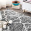 Tapis gris clair / ivoire Doster Ogee-17285424