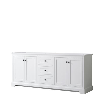 Avery 79'' Double Bathroom Vanity Base Only