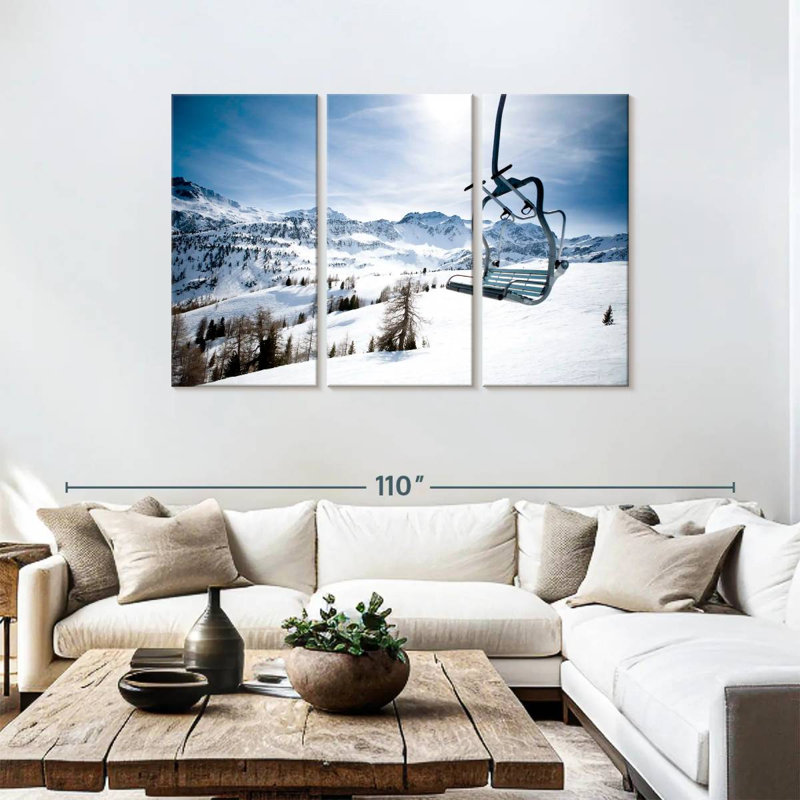 Alvord Ski Lift With A View, 48" H x 74" W