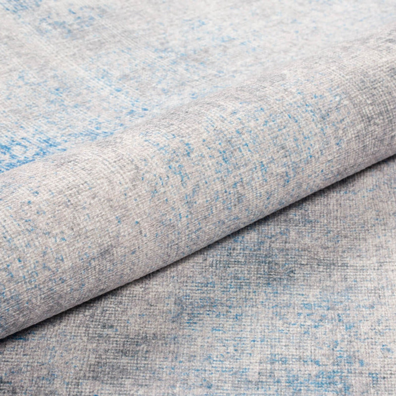 Premium Machine Washable Carpet, 4.6 x 6.2 Feet, 100% Polyester, 1850 g/m² | Pile Height: 0.2 Inches | Eco-Friendly Recycled Poly Cotton Underside | Perfect for Living Room, Bedroom, and High-Traffic Areas