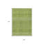 Tapis intérieur lavable à motif de chevrons vert lime et ivoire 3 pi x 5 pi