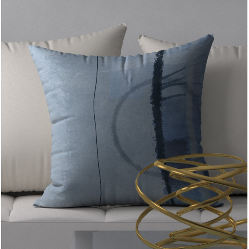 Housse de coussin décoratif carrée Slick VIP, H 24 po x l 24 po