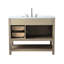 Meuble-lavabo simple 42 po avec plateau en pierre reconstituée Stratford-715260588