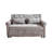 Full Size Bed, Linen Upholstery, Extra Heavy Duty Frame Convertible Chair 2 Seat Design, Practical Storage Solution
